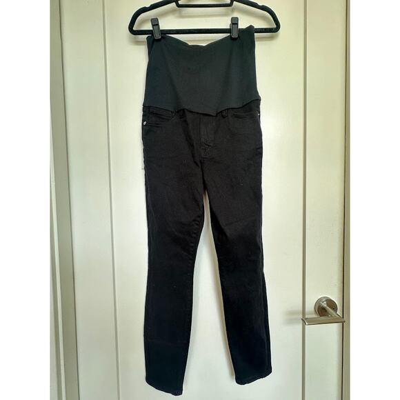 Good American Maternity Black Over Belly Skinny Jeans 0 / 25 NWT - Picture 4 of 14